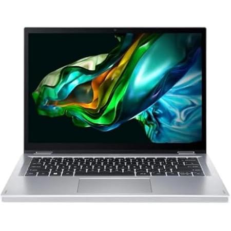 acer Aspire 3 Spin 14'' WUXGA(1920 x 1200) IPS Touch 2-in-1 Laptop, Intel Core i3-N305 Processor, 8GB DDR5 RAM, 256GB SSD Storage, Windows 11 Home in S Mode, Pure Silver, A3SP14-31PT-32M6